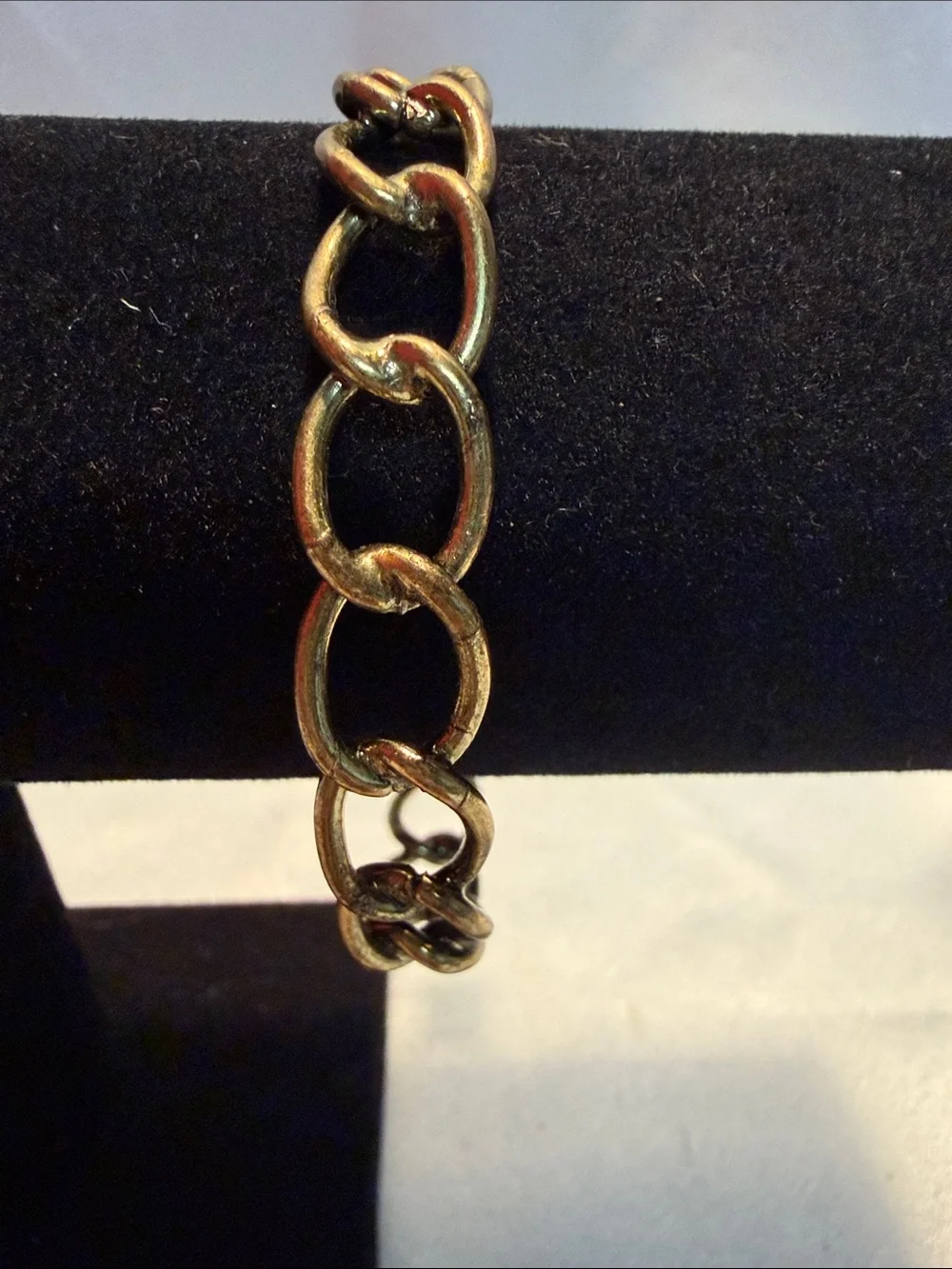 Elegant Gold-Tone Link Bracelet for Women